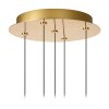 Lucide KLIGANDE Hanglamp LED Goud, 5-lichts