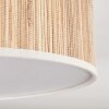 Antillo Plafondlamp Beige, Natuurlijke kleuren, Wit, 3-lichts