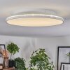 Norea Plafondlamp, Plafondspot LED Wit, 1-licht