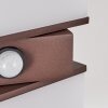 Swanek Wandlamp voor buiten, Wandlamp LED Roest, 2-lichts, Bewegingsmelder