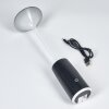 Eryon Bureaulamp, Tafellamp LED Zwart, Wit, 1-licht