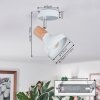 Alyra Plafondlamp, Plafondspot Wit, 1-licht