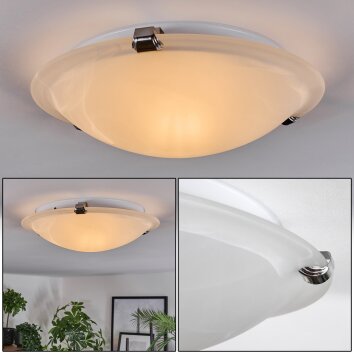 Balan Plafondlamp Wit, 1-licht