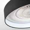 Benesal Plafondlamp, Plafondventilator met verlichting LED Wit, 1-licht, Afstandsbediening