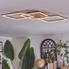 Brina Plafondlamp LED Bruin, Goud, 1-licht