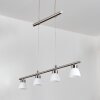 Ordan Hanglamp, Hanglamp LED Nikkel mat, 4-lichts