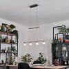 Ordan Hanglamp, Hanglamp LED Nikkel mat, 4-lichts