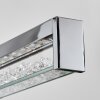 Ortan Hanglamp, Hanglamp LED Zilver, 4-lichts