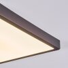 Finsrud Plafondlamp, Paneel LED Zwart, 1-licht