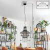 Elvor Hanglamp, Hanglamp Zwart, 1-licht