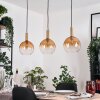 Grovsta Hanglamp, Kogellampje, Hanglamp Goud, Zwart, 3-lichts