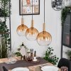 Grovsta Hanglamp, Kogellampje, Hanglamp Goud, Zwart, 3-lichts