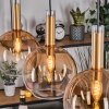 Grovsta Hanglamp, Kogellampje, Hanglamp Goud, Zwart, 3-lichts