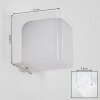 Rezar Wandlamp LED Wit, 1-licht