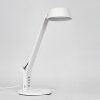 Falon Bureaulamp, Tafellamp, Leeslamp LED Wit, 1-licht