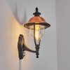 Gascon Wandlamp voor buiten, Wandlamp Koperkleurig, Zwart, 1-licht, Bewegingsmelder