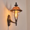 Gascon Wandlamp voor buiten, Wandlamp Koperkleurig, Zwart, 1-licht, Bewegingsmelder