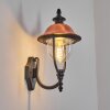 Gascon Wandlamp voor buiten, Wandlamp Koperkleurig, Zwart, 1-licht