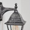 Naofe Wandlamp voor buiten, Wandlamp Zwart, Zilver, 1-licht