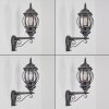 Lentua Wandlamp voor buiten, Wandlamp Zwart, Zilver, 1-licht, Bewegingsmelder