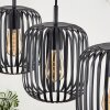 Bystrup Hanglamp, Hanglamp Zwart, 3-lichts