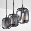 Bystrup Hanglamp, Hanglamp Zwart, 3-lichts