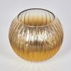 Glazen lampenkap  Koyoto Reserve glas 15 cm Goud, Duidelijk