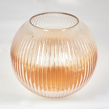 Glazen lampenkap  Koyoto Reserve glas 30 cm Amber, Duidelijk