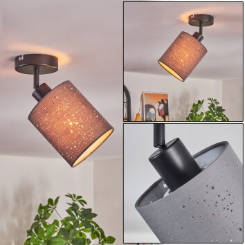 Lendemarke Plafondlamp, Plafondspot Zwart, 1-licht