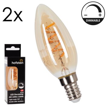 E14 LED 4 Watt warm wit dimbaar 220 Lumen