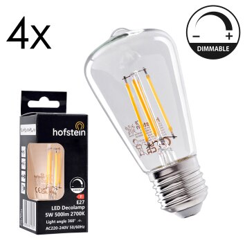 E27 LED 5 Watt warm wit dimbaar 500 Lumen