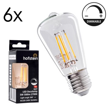 E27 LED 5 Watt warm wit dimbaar 500 Lumen