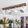 Herford Plafondlamp Hout donker, 4-lichts