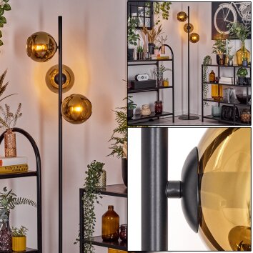 Koyoto Staande lamp Goud, 3-lichts