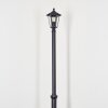 Loria Staande lamp Hout licht, Zwart, 2-lichts