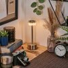 Viada Bureaulamp, Tafellamp LED Chroom, Nikkel mat, 1-licht