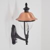 Gascon Wandlamp voor buiten, Wandlamp Koperkleurig, Zwart, 1-licht, Bewegingsmelder