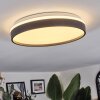 Sofo Plafondlamp, Paneel LED Wit, 1-licht, Afstandsbediening