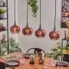 Azurara Hanglamp, Kogellampje, Hanglamp Zwart, 4-lichts