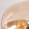 Gastor Plafondlamp, Kogellampje 42 cm Goud, Zwart, 3-lichts