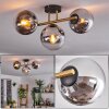 Gastor Plafondlamp, Kogellampje 42 cm Goud, Zwart, 3-lichts