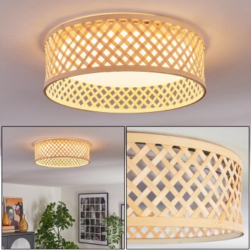 Barroco Plafondlamp, Staande lamp Natuurlijke kleuren, 4-lichts