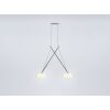 Serie Verlichting Pendelleuchte Hanglamp Chroom, 2-lichts