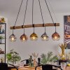 Koyoto Hanglamp, Kogellampje, Hanglamp Natuurlijke kleuren, Zwart, 5-lichts