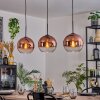 Koyoto Hanglamp, Kogellampje, Hanglamp Zwart, 3-lichts