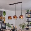 Koyoto Hanglamp, Kogellampje, Hanglamp Zwart, 3-lichts