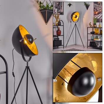 Saturn Staande lamp Zwart, 1-licht