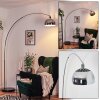 Baloca Staande lamp Chroom, Zwart, 1-licht