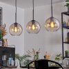 Koyoto Hanglamp, Kogellampje, Hanglamp Amber, Duidelijk, 3-lichts