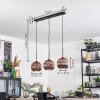 Koyoto Hanglamp, Kogellampje, Hanglamp Koperkleurig, 3-lichts